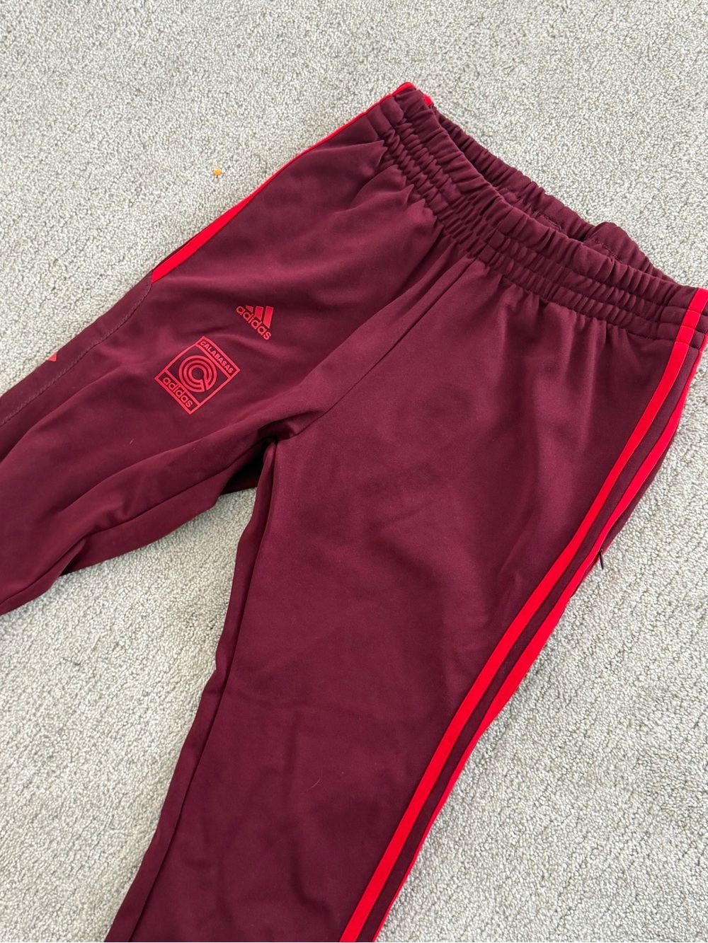 Adidas men’s Yeezy calabasas sweatpants burgundy men’s size xs